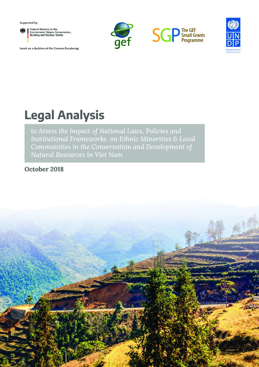 Legal Analysis to Assess the Impact of National Laws, Policies and Institutional Frameworks on Ethnic Minorities & Local Communities in the Conservation and Development of Natural Resources in Viet Nam