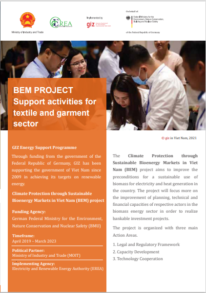 BEM PROJECT Support activities for textile and garment sector